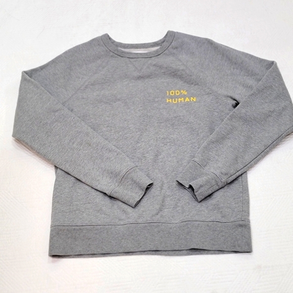 Everlane 100% human  gray sweatshirt size small. 100% cotton. - Picture 1 of 8
